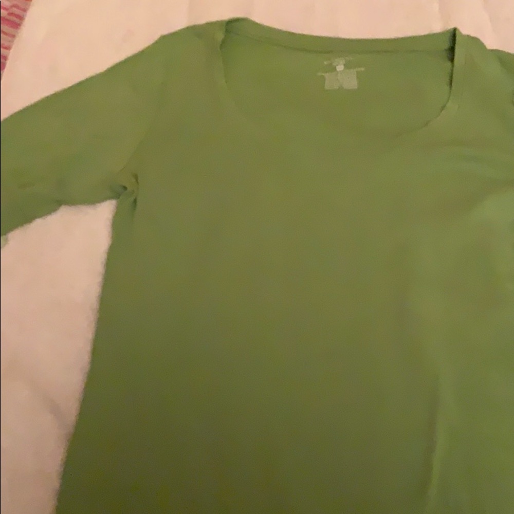 Green shirt